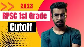 Rpsc 1st Grade Cutoff Marks Catagory Wise . #rpsc #rpsccutoff