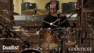 Duallist Endorsee - Tom Price from Godsticks  (D2 Double Pedal)