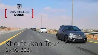 Abarth Club Dubai - Khorfakkan Tour (15-02-2025)
