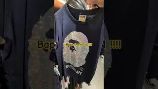 Streetwear never sleeps 😅😅 #bangkok #vintage #bape