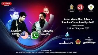 ASIAN MENS 6Red SNOOKER CHAMPIONSHIP 2025