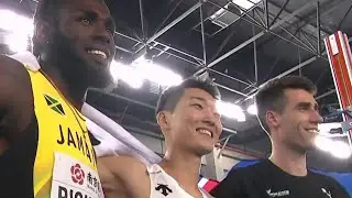 men's high jump medalists:🥇2.31m🇰🇷Sanghyeok Woo (SB)🥈2.28m🇳🇿Hamish Kerr🥉2.28m🇯🇲Raymond Richards