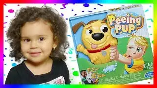 Ruby Plays Funny Game Peeing Pup
