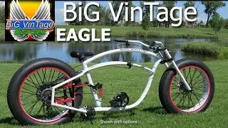 BiG VinTage Bicycle Eagle Fat Tire Beach Cruiser Bike Going for a ride