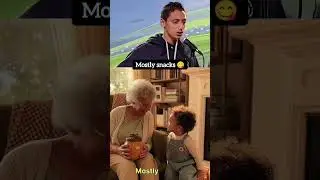 Grandma&rsquo;s secret = patience&hellip; and mostly snacks 🍪😄😂#BabyLogic #FunnyKids