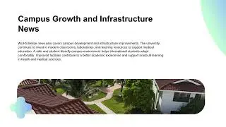 Washington University of Health and Sciences Belize News & Updates