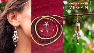 Cork DIY Jewelry Tutorial EP 11 - Cork Earrings ER-026