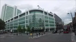 Bus ride from Mornington Crescent in Camden to Paddington Station