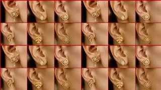 Gold Earring Design lightweight beautiful design for girls and women...