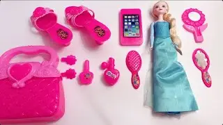 ASMR | Barbie Beauty Set Backpack | Satisfying with Unboxing Beauty Vanity Set with Mirror