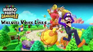 Super Mario Party Jamboree - ALL WALUIGI VOICE LINES (Kevin Afghani)