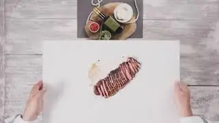Petto d'anatra con gelato alla senape e Aceto Balsamico di Modena IGP