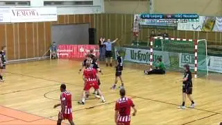 SG LVB - HSC Bad Neustadt 28:27 (14:15) - Dramatische Schlussphase