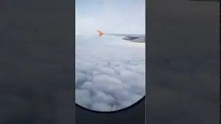 Strange sight in the sky above cloud