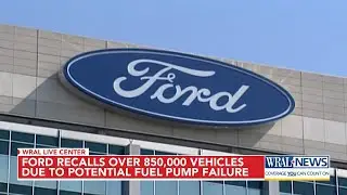 Ford recalls over 850,000 cars in the US due to potential fuel pump failure