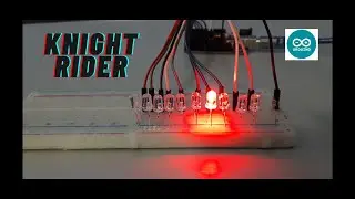 How to make a knight rider circuit using arduino