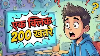 एक क्लिक और 200 खतरे! 😱​#DigitalSafety #OnlineScam #Forward #FactCheck #साइबरसुरक्षा #फेकन्यूज़ 