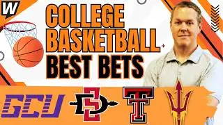LATE NIGHT College Basketball Picks! Grand Canyon vs San Diego State | Texas Tech vs Arizona State