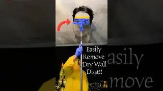 Easily Remove Drywall Dust from Ceiling!😀    #trendingshorts  #diy  #trending