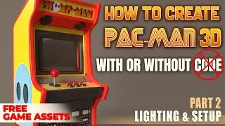 Create Your Own Pacman Game In Unity - Lighting - Unity Pac-man 02