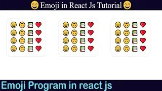 Use Emoji in React js | React Emoji Project | React Tutorial project in hindi/urdu