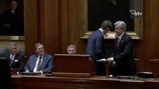 Sen. Hugh Leatherman's portrait unveiling