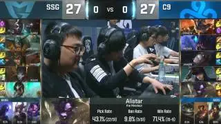LOL S6 &mdash; SSG vs C9 - Full Game - World Championship 2016 Quarterfinals