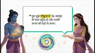 🌺 “भगवान कृष्ण का दिव्य अवतरण: मथुरा से गोकुल तक जन्म की अद्भुत कथा” 