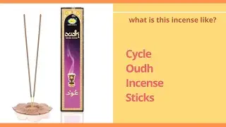 Cycle Oudh Natural Incense I Oudh Natural Incense from Cycle I Review with Demo I