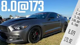 8.07@173 | 2016 Twin Turbo Coyote 6R80 | Palm Beach Dyno QUICK HITS