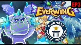 EVERWING CRAZY BOSS RAID LV 8 GIANT DARK MONSTER QUEEN VS LENORE *WORLD RECORD* EP3