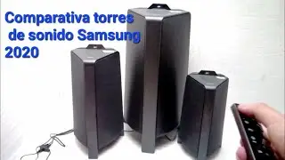 Comparativa Torres de sonido Samsung  MX-T40  MX-T50  MX-T70.