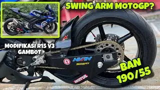 SWING ARM R15 V3 MODEL MOTOGP‼️MODIFIKASI R15 V3 GAMBOT