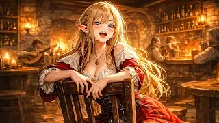 Happy NEW YEAR | D&D Peaceful Medieval Tavern Fantasy Music for Sleep, Study, Relaxation