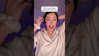 POV: You finally grow your hair 🤷🏻&zwj;♀️ #comedy #skit #funny #hair audio by insta- Michael.Aldag