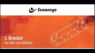 Secureye 'L' Bracket For EM Lock S-SLB
