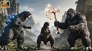 Godzilla Captured in Dinosaur Valley! King Kong vs Giant T-Rex Army | Full Movie
