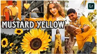 MUSTARD YELLOW Premium Lightroom Preset, How to edit yellow/Mustard/Haldi Preset I DSP Creations Ofl