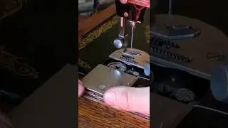 How to fit the slide bobbin plate on a Singer 99k (66k, 185k) Sewing Machine #sewing #singersewing