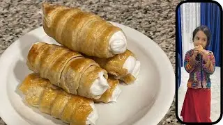 Easy Cream Rolls Recipe with UniPuff Pastry Dough | Cooking with Faaira