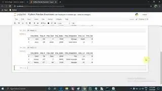 Python Exercise #7: Working with Pandas data frame in python