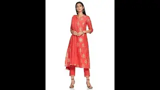Buy Online - BIBA Women's Red Cotton Salwar Suit Set | Karwa Chauth Special 2021 #shorts
