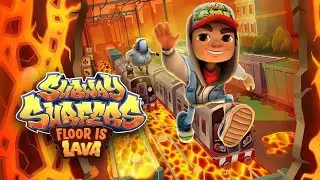 Subway Surfers Lava Map | Volcano Flood Gameplay 🌋🔥 | Extreme Speedrun | No Crash Challenge |#games 