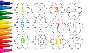 COUNTING NUMBERS | WRITE AND READ NUMBERS | 123 LEARNING FOR KIDS | 1 TO 12 COUNTING FOR TODDLERS ?!