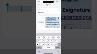 How to Install Custom Esignature on iPhone - Apple Mail