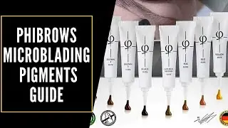 Phibrows Pigments ( NO RED, BLUE OR GREEN EYEBROWS)