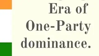 Plus two political science chapter 2 |era of one party dominance | notes in malayalam 