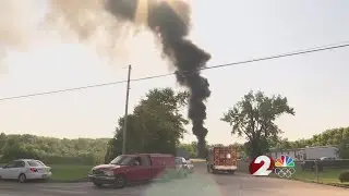 Some concerned over air quality after Enon tire fire