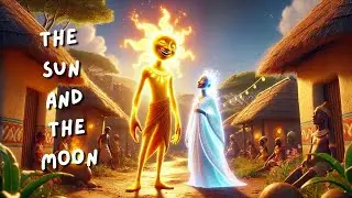 Why the Sun and Moon Live in the Sky | African Folktales for Kids| Bedtime Story for Kids #folktales