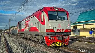ดูรถไฟสายเหนือที่สถานีศิลาอาสน์ตั้งแต่เช้า-บ่าย บรรยากาศสถานี และรถด่วนขบวน51 ที่ได้ QSY ทำขบวน